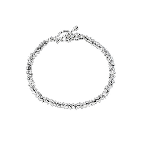 Silver Slinky Bracelet, Sterling - By tf, tomfoolery