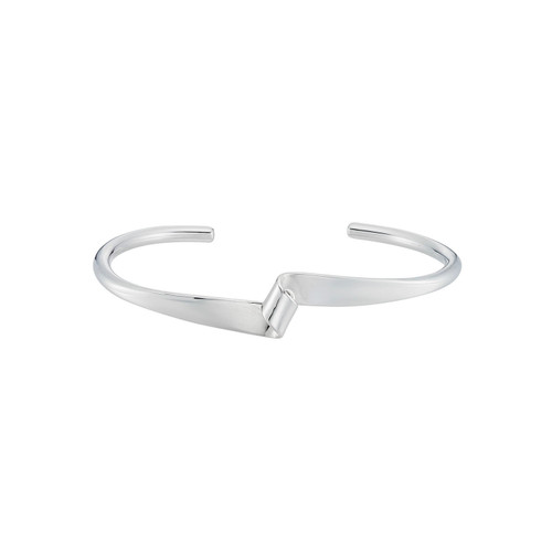 Silver Twist Cuff, Sterling - By tf, tomfoolery