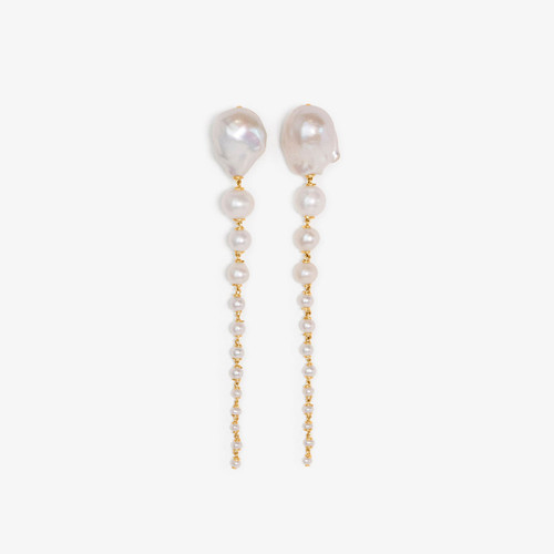 Azalea Petite Pearl Earrings, Adorn Pili, tomfoolery