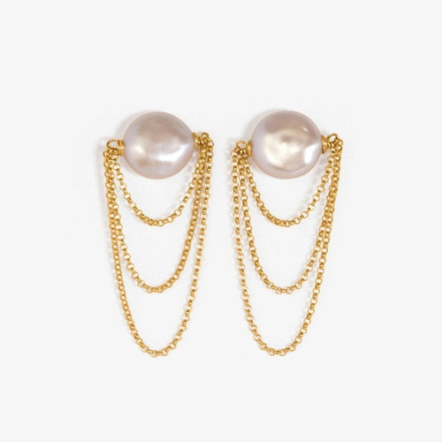 Dominica Pearl Earrings, Adorn Pili, tomfoolery