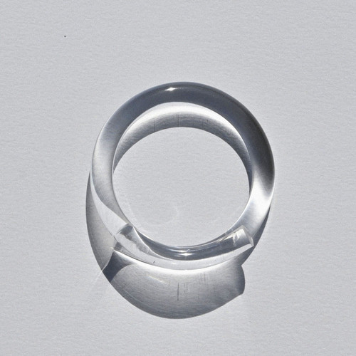Thin Lucite Bangle Clear, CHOFA, tomfoolery