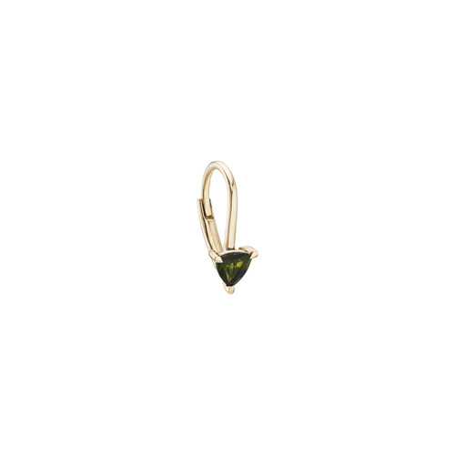 Mini AZ Trillion Gemstone Drop Earring, metier by tomfoolery, tomfoolery