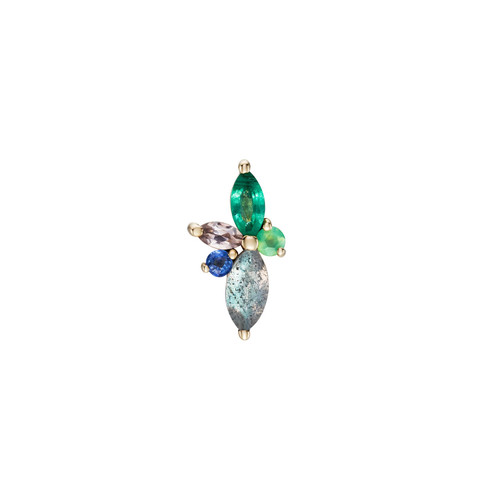 Kaleido Shore Cluster Stud, metier by tomfoolery, tomfoolery