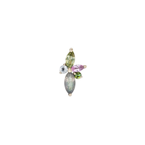 Kaleido Mist Cluster Stud, metier by tomfoolery, tomfoolery