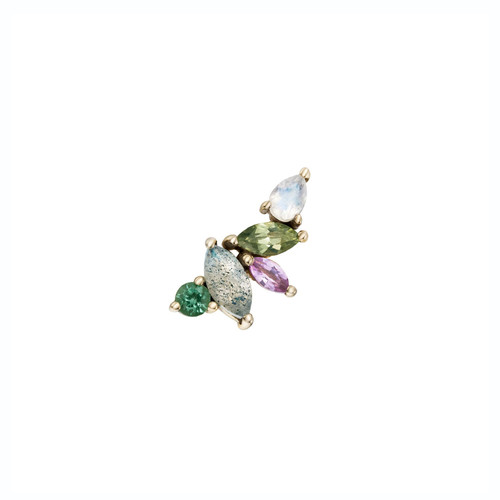 Kaleido Mist Cluster Ear Climber, metier by tomfoolery, tomfoolery