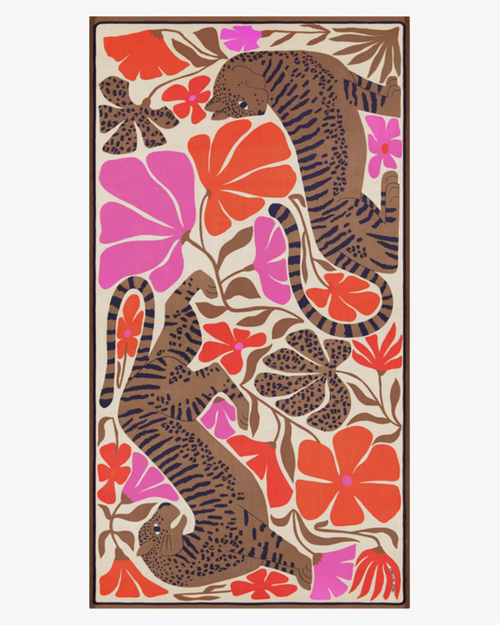 Panteo Long Wool Scarf Pink, Inoui Editions, tomfoolery