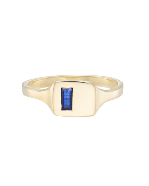 Sapphire Frame Ring, Adeline, tomfoolery