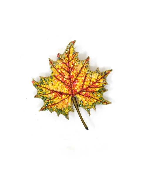 River Maple Leaf Brooch, Trovelore, Tomfoolery London 