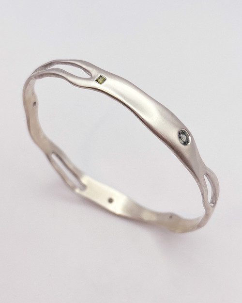 Sapphire Salt Pool Bangle, octi, tomfoolery