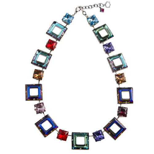 Multicolour Crystal Necklace
