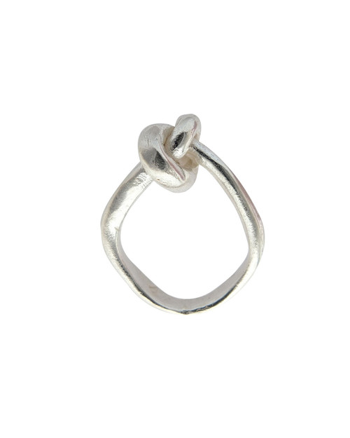 Tomfoolery, Silver Knot Ring, Karen Hallam