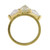  Muse by Tomfoolery, 18ct Yellow Gold Trio Rosecut Yellow Diamond Ring , Tomfoolery 