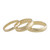 Slim Satin Gold Wedding Ring
