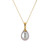 Lavender Pearl and 9ct Yellow Gold Pendant