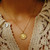 Tomfoolery, Gold Tesoro Necklace, Karen Hallam