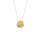 Minimalist Gold Vermeil Disc Necklace, Karen Hallan, tomfoolery