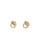 Tomfoolery, Gold Squiggle Knot Earrings, Karen Hallam