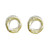 Tomfoolery; Silver Gold and Diamond Wrap Studs, Shimara Carlow