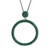 tomfoolery Circular Drop Crystal Pendant