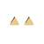 tomfoolery:  Linear Triangle Studs, Everyday by tomfoolery