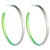 tomfoolery 50mm Titanium Stud Hoops