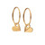 Scherning, Heart Hoop Earrings, Tomfoolery