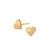Scherning, Heart Stud Earrings, Tomfoolery