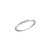 tf Collective, Diamond & White Gold Plated Tapered Ring , Tomfoolery