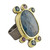 Maria Frantzi, One of a Kind 'Tourmaline, Blue Topaz & Zircon' Art Ring, Tomfoolery