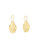 Maria Gold Leaf Earrings, Karen Hallam, tomfoolery