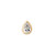 metier by tomfoolery: Mini Bezel Pear Gemstone Studs