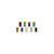 metier by tomfoolery: Mini Bezel Baguette Gemstone Studs