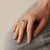 Tomfoolery; Silver Hematite Octagon Ring, Tableau
