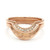 Anna Sheffield, Hammered Calligraphic Curve Band, Tomfoolery