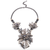 tomfoolery, Alexis bittar, Two-Tone Crystal Studded Perennial Punk Bib Necklace