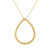 Tomfoolery: Pear Long Drop Pendant, Everyday by tomfoolery