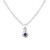 Tomfoolery: Silver Petite Round Gem Pendan, Everyday by tomfoolery