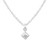 Tomfoolery: Silver Petite Square Gem Pendant, Everyday by tomfoolery