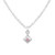 Tomfoolery: Silver Petite Square Gem Pendant, Everyday by tomfoolery