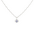Tomfoolery, Silver Princess Cut Gemstone Pendant , Everyday by tomfoolery