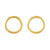 tomfoolery: Curve Circle Studs, Everyday by tomfoolery 
