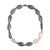 Tomfoolery, Oxidised Silver and Rose Gold Plated Statement Necklace, Lindenau