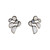 Rainbow Moonstone Prawn Stud Earrings,  tomfoolery, Nak Armstrong