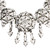 Cosmo Queen Crystal Five Circle Statement Necklace, Tomfoolery, Philippe Ferrandis, 