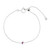 tomfoolery, Silver Petite Square Gem Bracelet, Everyday by tomfoolery 