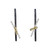 tomfoolery, Silver, Oxidised Silver, Gold & Diamond Earrings 