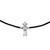 White Gold & Diamond Girl Thread Bracelet, Little Ones Paris, Tomfoolery London