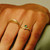 Emerald and Diamond Tiny Hands Ring by Anthony Lent available to shop online at tomfoolery London | www.tomfoolerylondon.co.uk