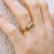  tomfoolery, Ellis Mhairi Cameron,'XIX' 14ct Yellow Gold 5mm Wedding Ring