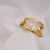  tomfoolery, Ellis Mhairi Cameron,'XIX' 14ct Yellow Gold 2mm Wedding Ring